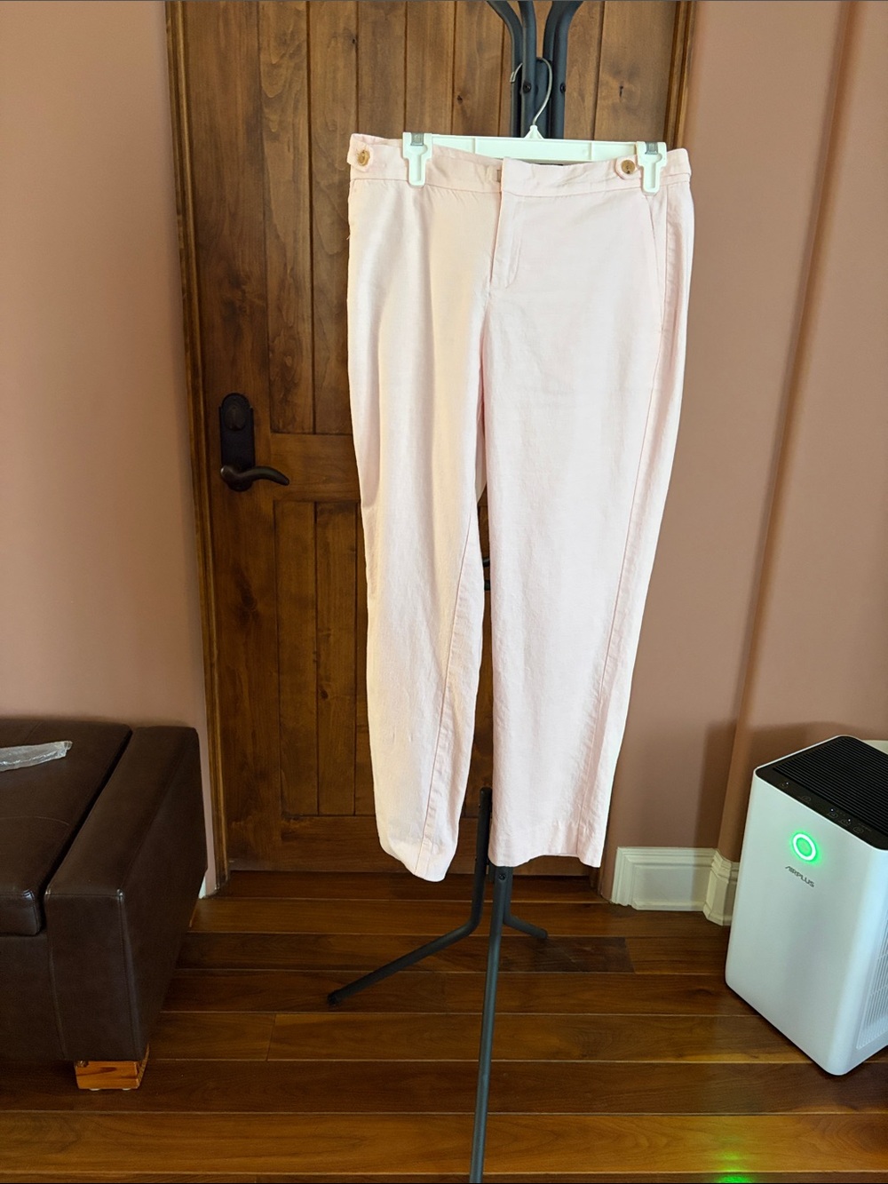 Banana Republic Pale Pink Straight Leg Pants